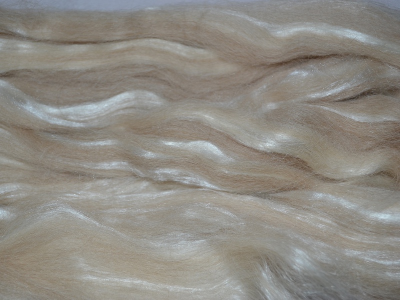 Fawn Alpaca-Bleached Tussah Silk B12 | интернет магазин Сотворчество
