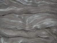 Grey Alpaca-Extra Bleached Tussa Silk B9 | интернет магазин Сотворчество