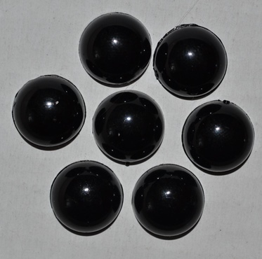 полубусины 8 мм черные | интернет магазин Сотворчество