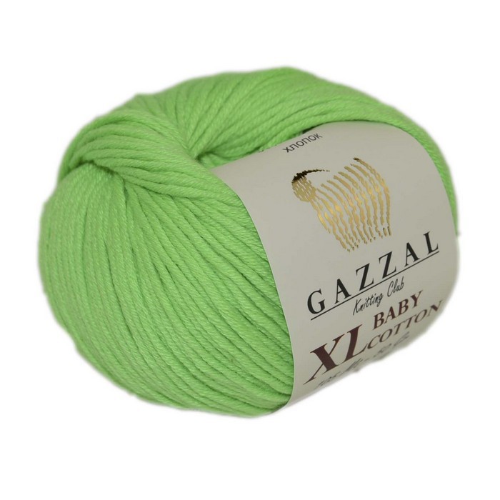 Baby cotton XL Gazzal 3427 ярко-салат | интернет магазин Сотворчество