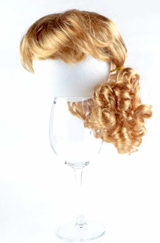 парик для куклы блонд - локон | интернет магазин Сотворчество