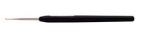 30863 Крючок стальной с черной ручкой и золотым наконечником KnitPro, 1.00 мм