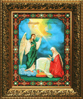 фото Набір для вишивання бісером Чарівна Мить Б-1028 "Ікона Благовіщення Пресвятої Богородиці"
