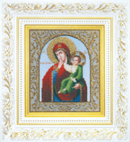 фото Набір для вишивання бісером Чарівна Мить Б-1045 "Ікона Божої Матері Розрада"