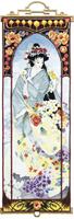 фото Набір для вишивання хрестиком Чарівна Мить М-325 "Гейша з орхідеями"