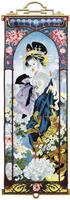 фото Набір для вишивання хрестиком Чарівна Мить М-326 "Гейша з хризантемами"