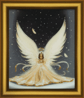 Набор картина стразами Чарівна Мить КС-140 "Рождественский ангел"