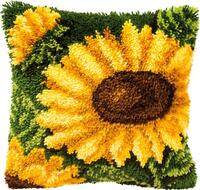 PN-0014176 Набор для вышивания ковровая техника Sunflowers Подсолнухи 40х40 (подушка)