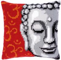 PN-0143700 Набор для вышивания крест (подушка) Vervaco,Buddha 40х40 Будда