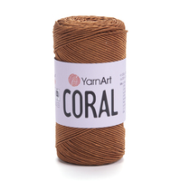 фото пряжа yarnart coral / ярнарт корал 1904 карамель