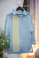 фото набір для вишивання сучасної сорочки "східно-подільска краса" с4 голуба